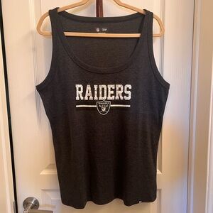 Raiders Charcoal Grey Tank Top